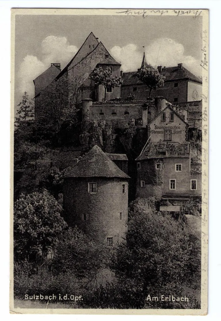 Nahaufnahme des Pulverturms, 1931.